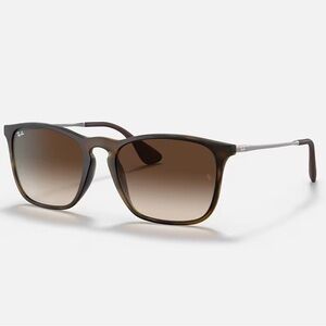 Ray-Ban RB4187 CHRIS Square Shape Sunglasses - NIB